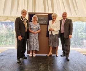 Angela Rippon Officially Opens Deer Park