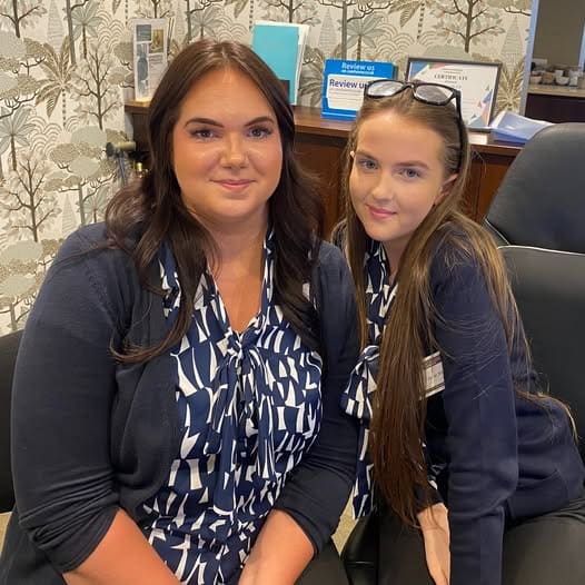 The new receptionists at our Lincroft Meadow care home in Oxfordshire.