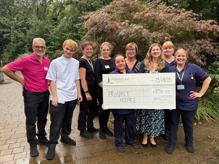 Savernake View raises £850 for Prospect Hospice!