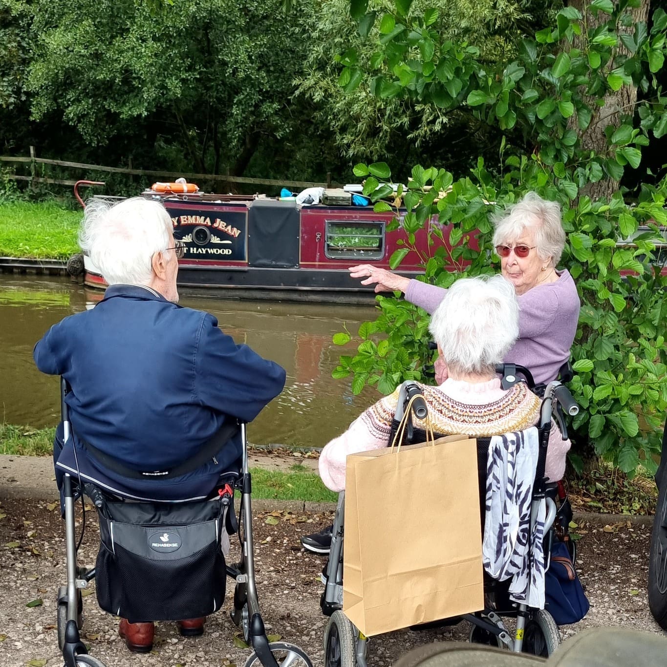 Sunny trip out for our Haddon Hall Care /home residents