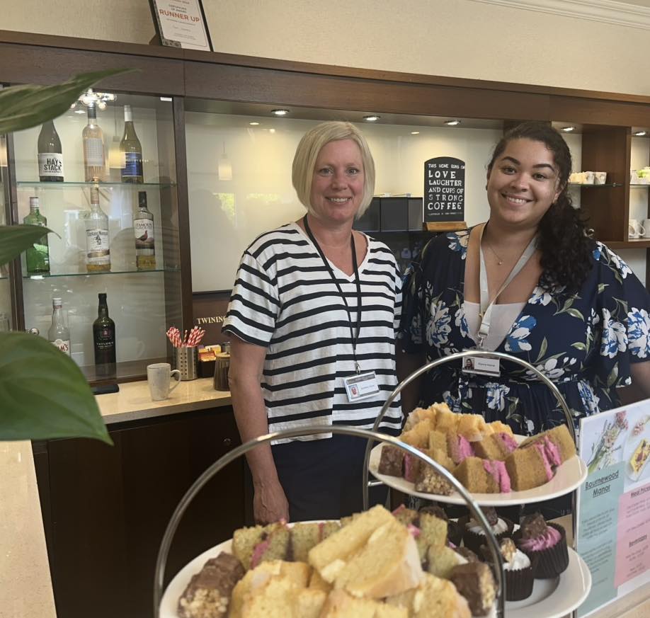 A warm welcome to our Bourne Wood Manor Care Home for Beverly!